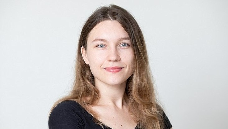 Portrait of Kateryna Radchenko.